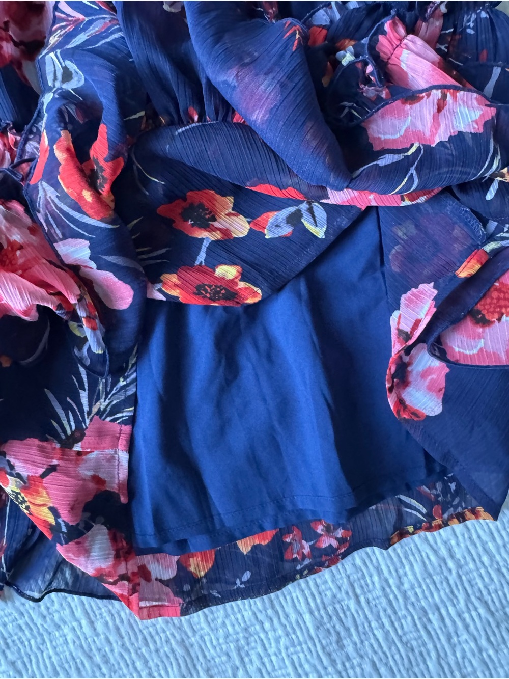 Floral Off-Shoulder Ruffled Dress - Picture 3 of 4